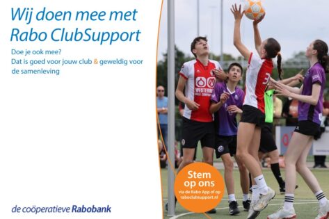 Poster Social top rabo clubsupport liggend